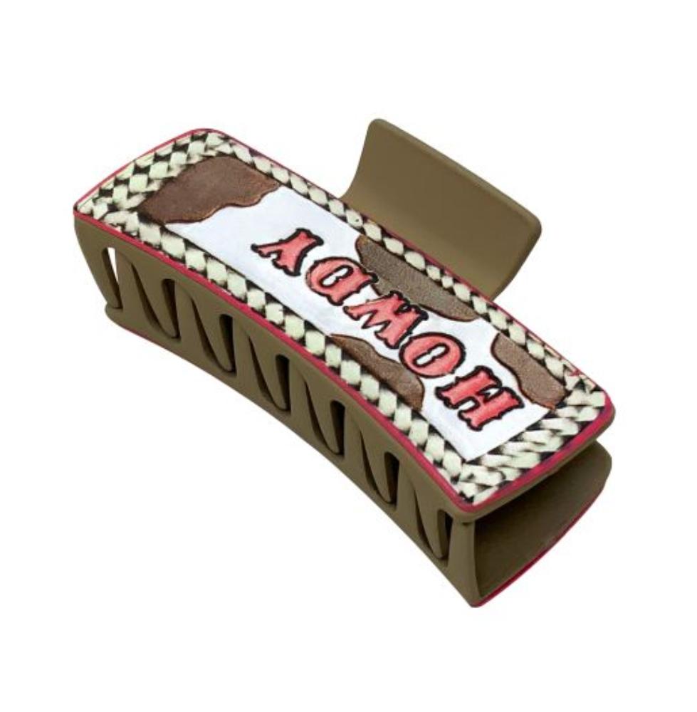 'Howdy' Hair Clip