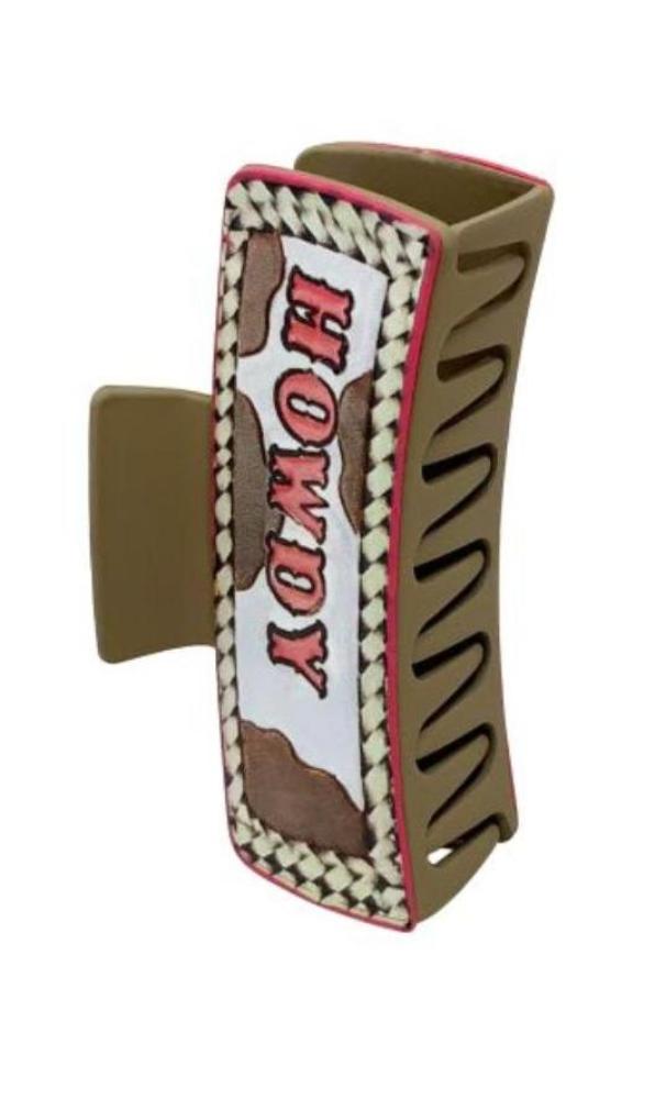 'Howdy' Hair Clip