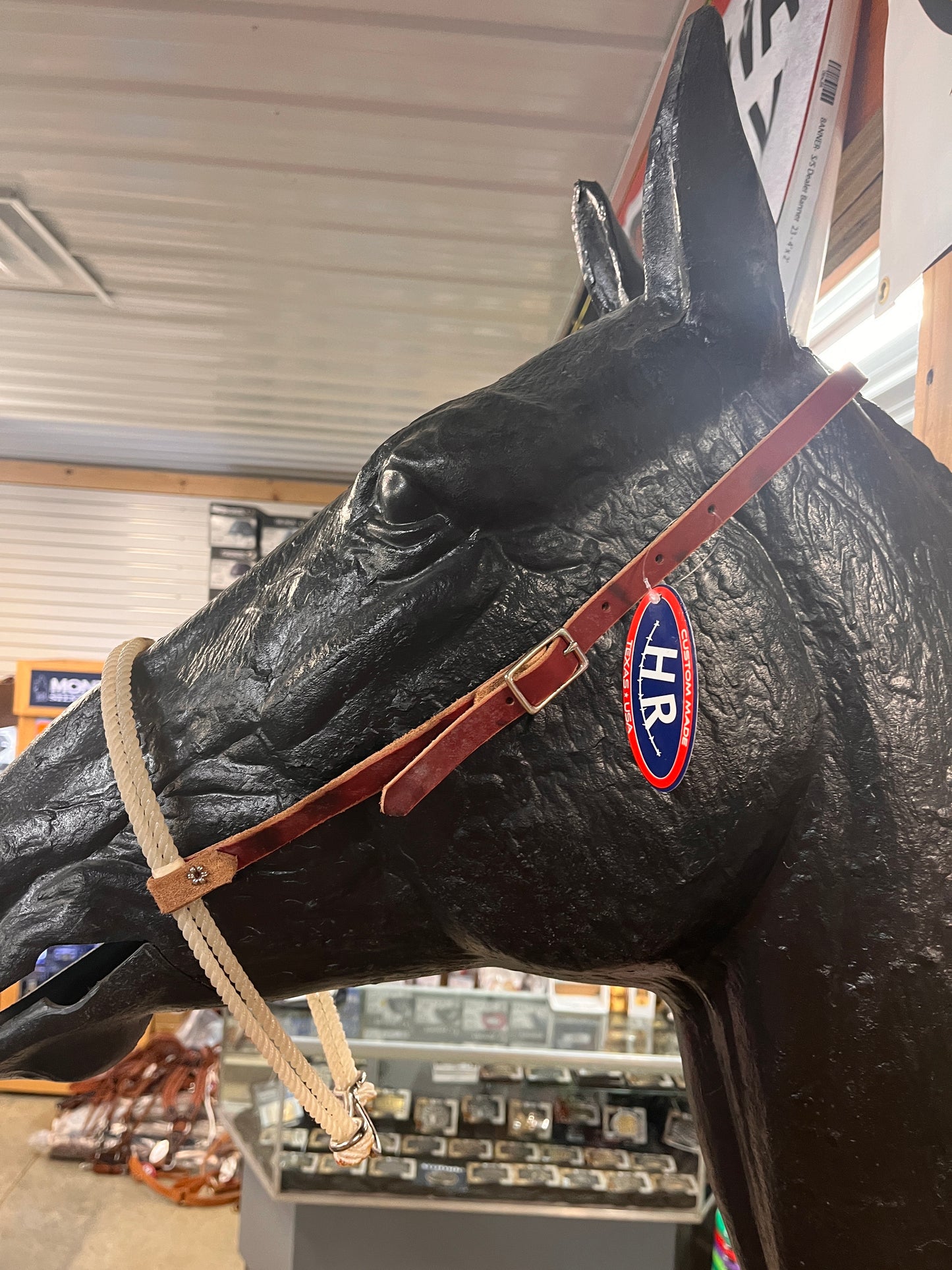 HR Saddlery Double Rope Noseband