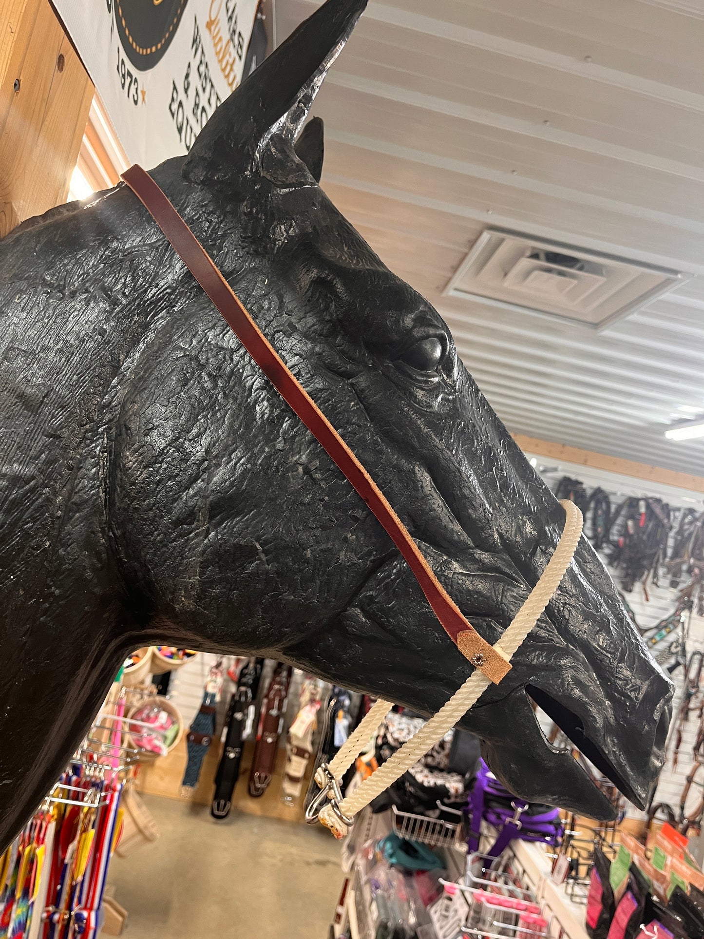 HR Saddlery Double Rope Noseband
