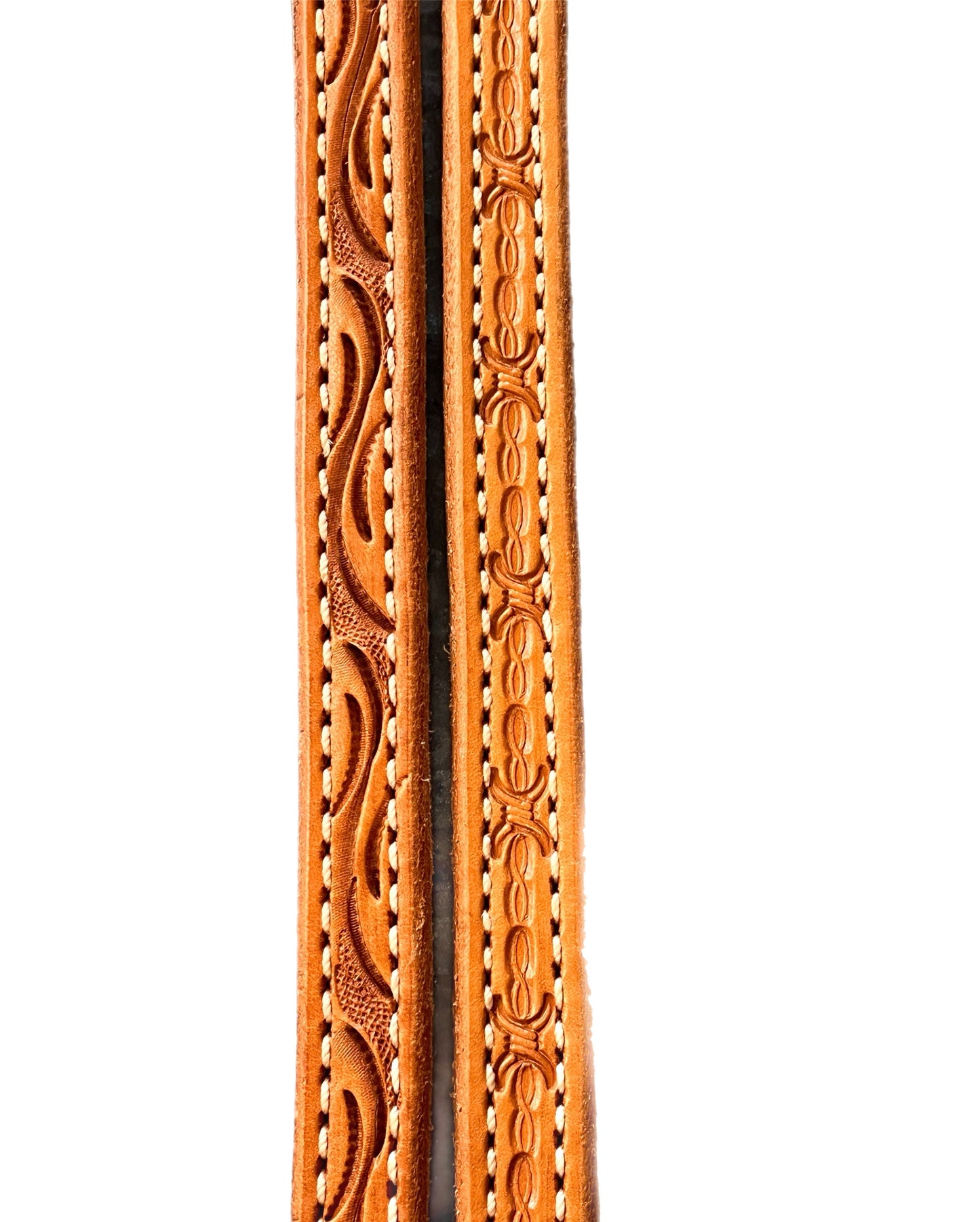 HR Saddlery Hand Tooled Wither Strap