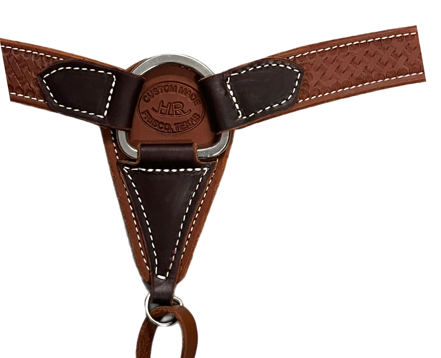 HR 1 1/2" wide Basket Weave Breast Collar