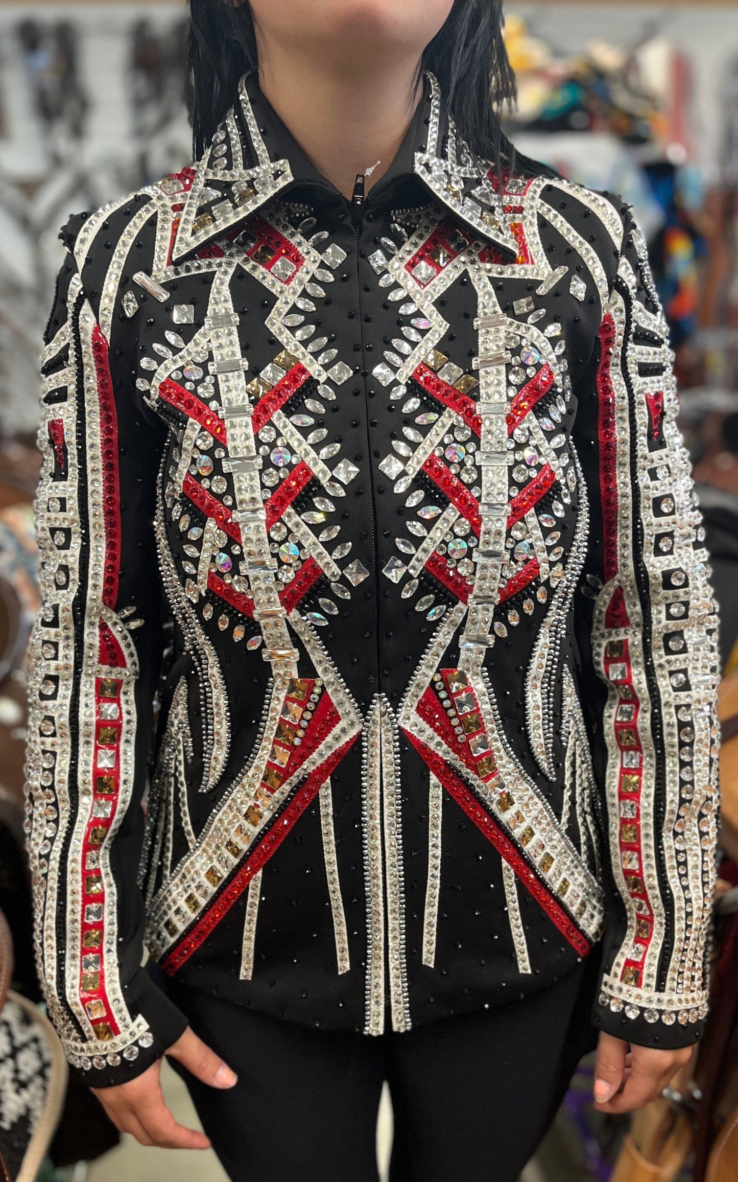 Royal Highness Lava Red Show Jacket