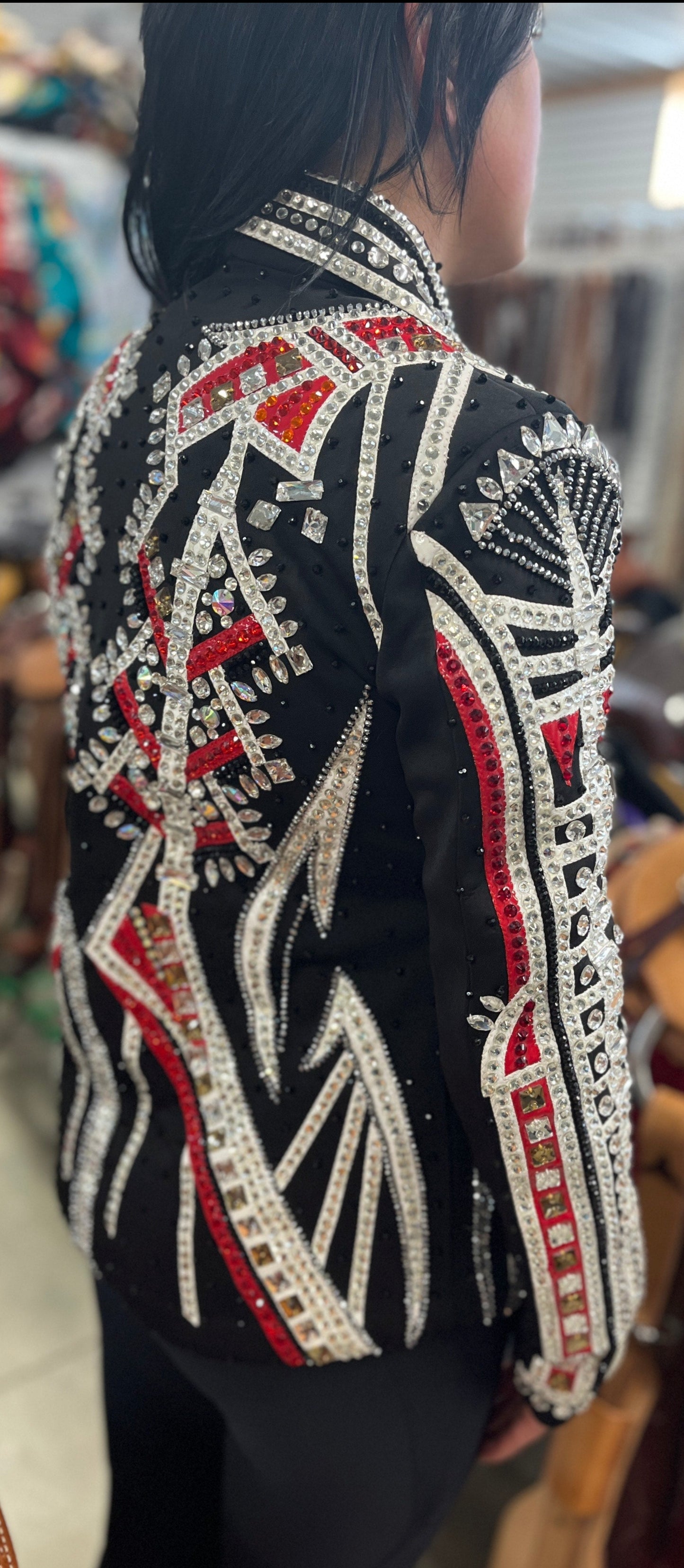 Royal Highness Lava Red Show Jacket