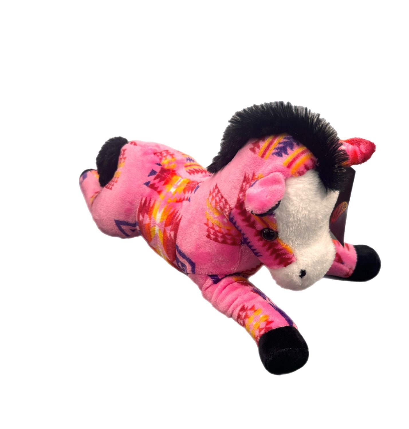 Large Aztec Print Stuffed Horse