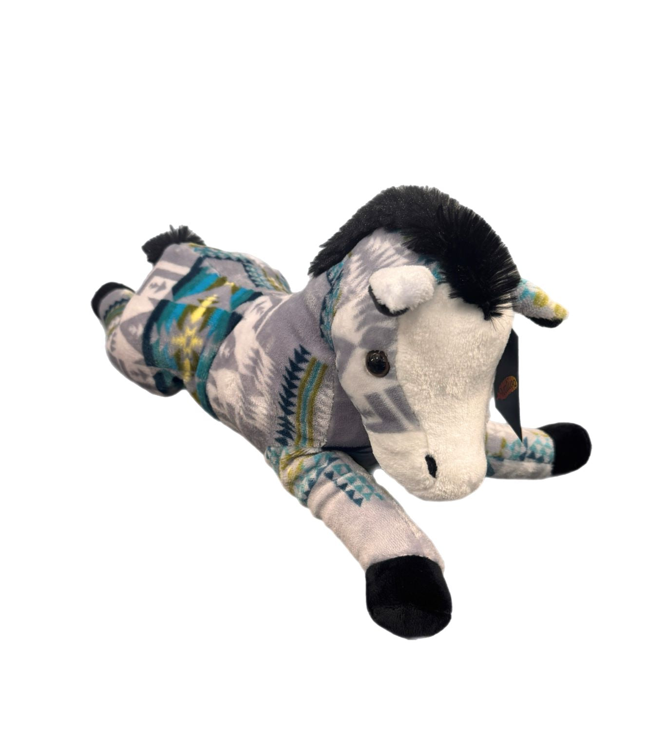 Large Aztec Print Stuffed Horse