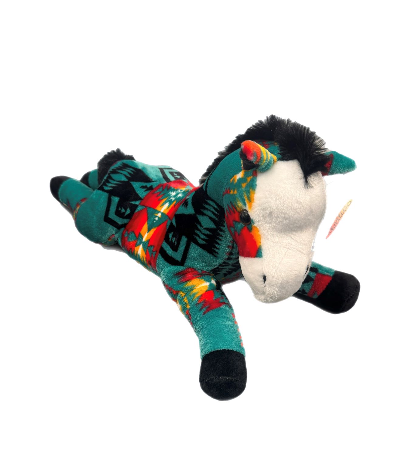 Large Aztec Print Stuffed Horse