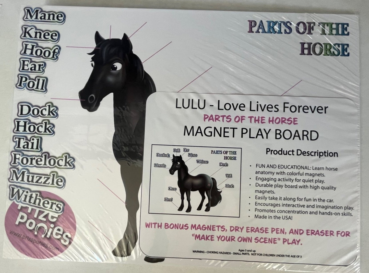 Lulu- Love Lives Forever Magnet Play Board