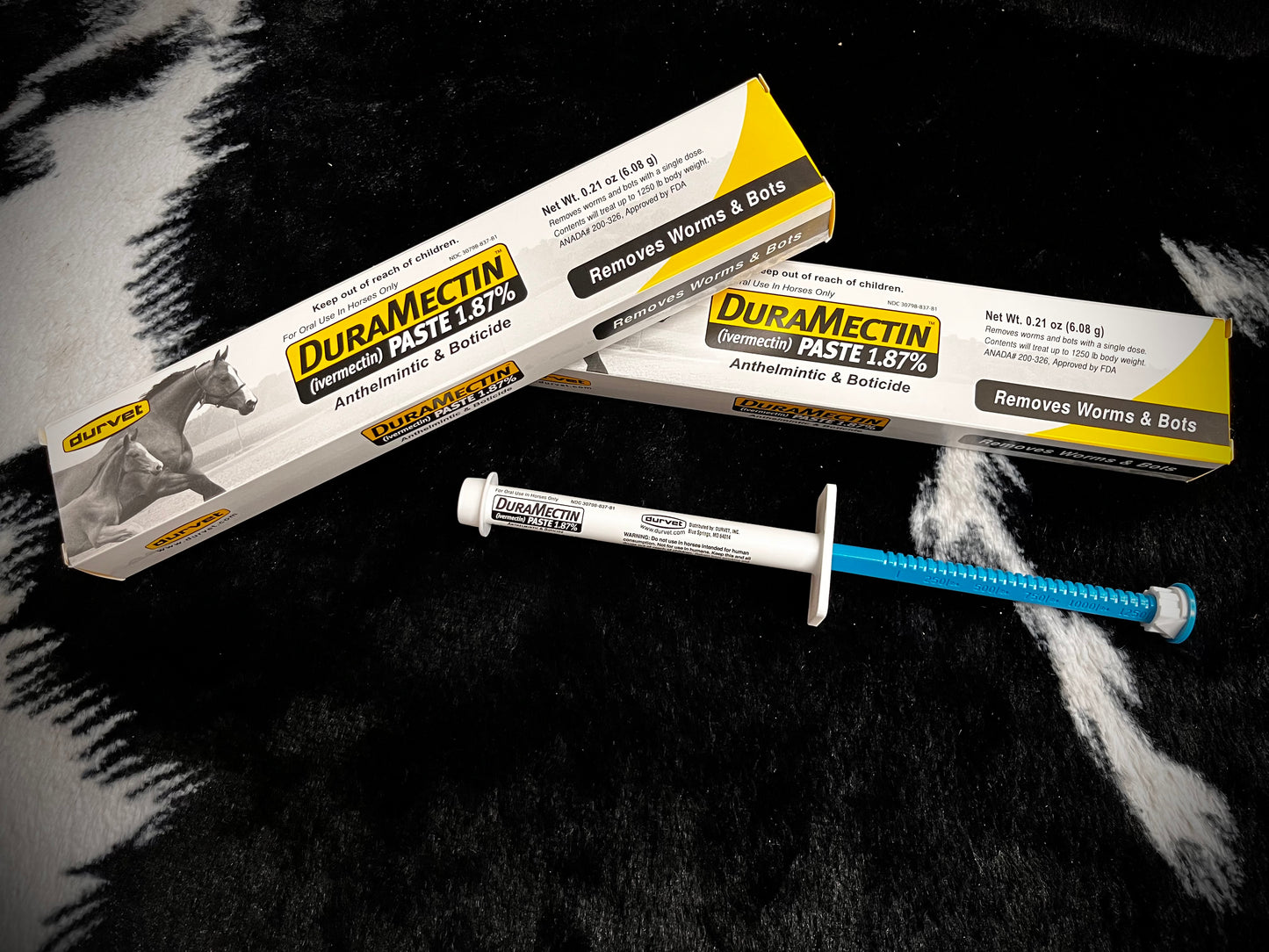 Durvet DuraMectin (Ivermectin) Horse Dewormer Paste 6.08 gm