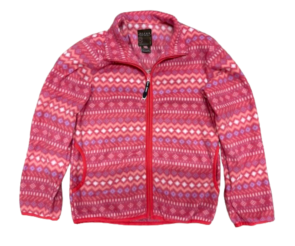 Girl's Roper Pink Fleece Jacket