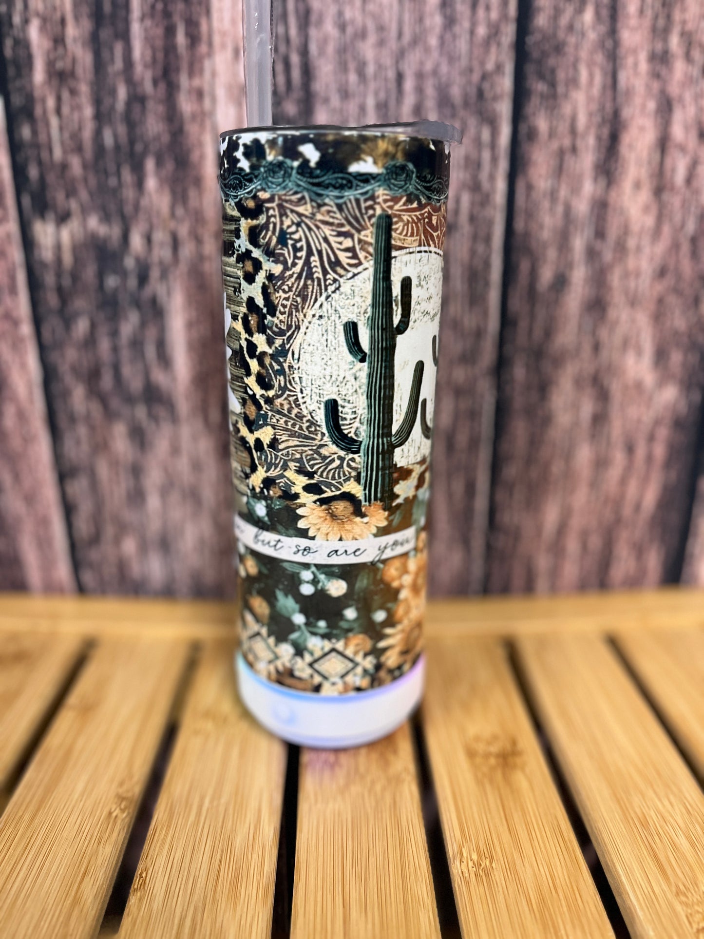 Tumbler 20oz Cup With Bluetooth Speaker