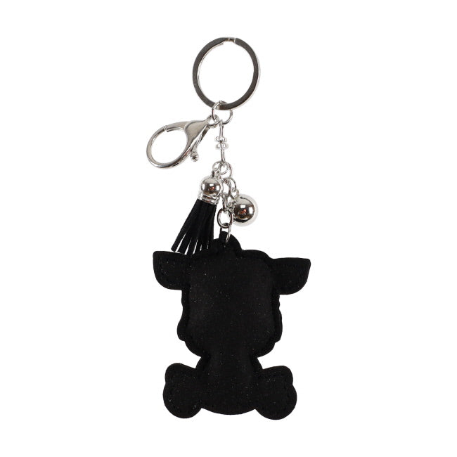 Bling Rhinestone Keychain - Glittering Cow