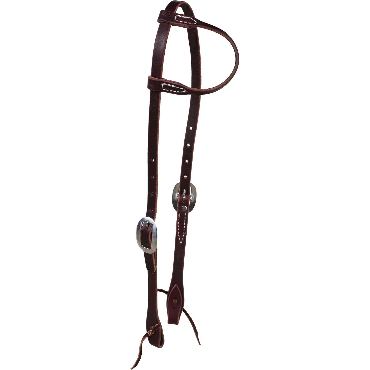 Berlin Leather Rolled Ear Latigo Leather Headstall
