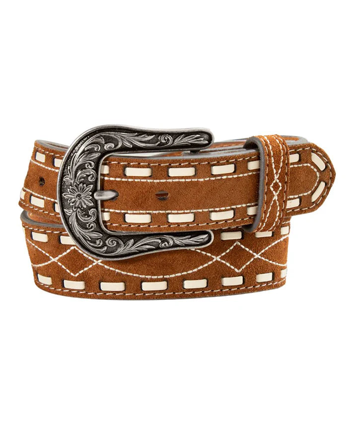 Western Girls' Nocona Roughout Belt