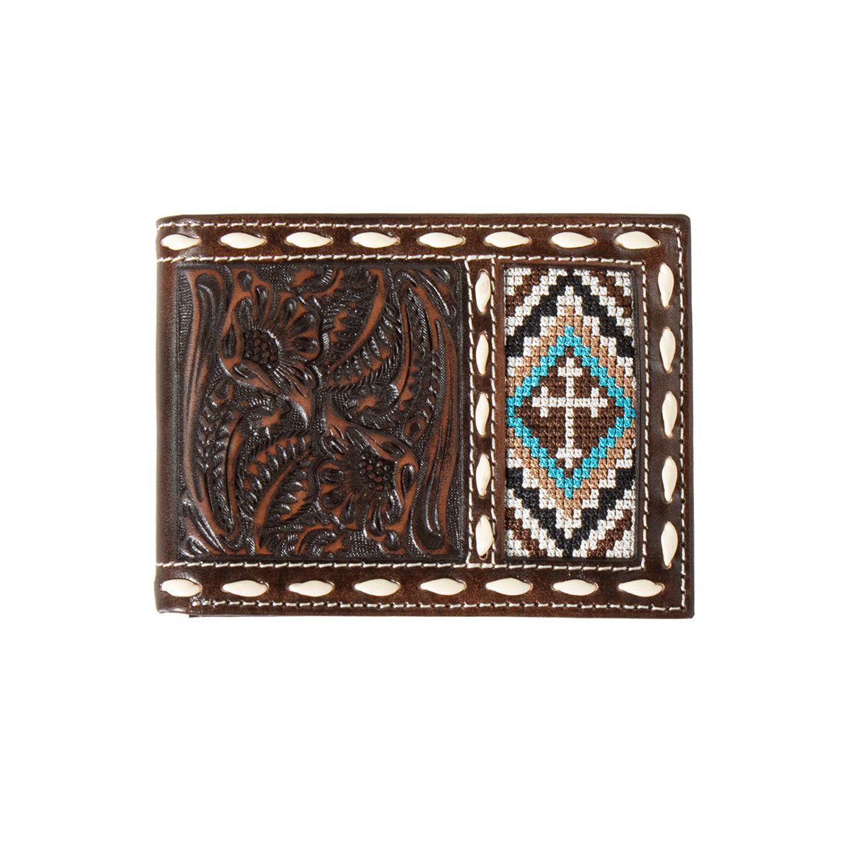 Nocona Beaded Bifold Wallet