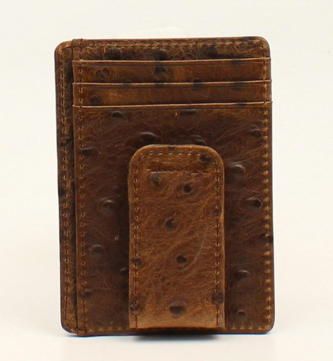 NOCONA OSTRICH LEATHER MONEY CLIP