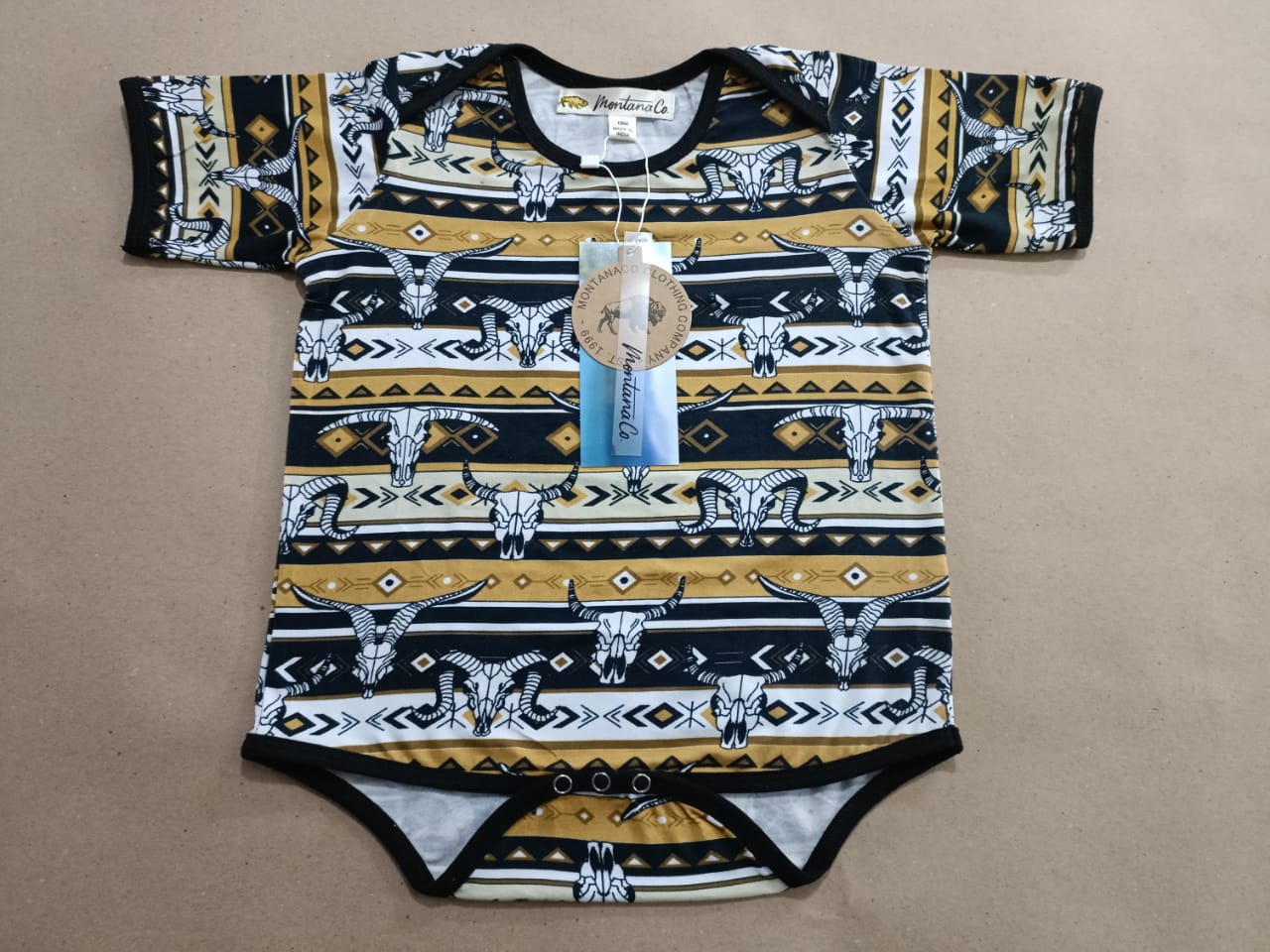 MontanaCo Infant Western Print Onesie