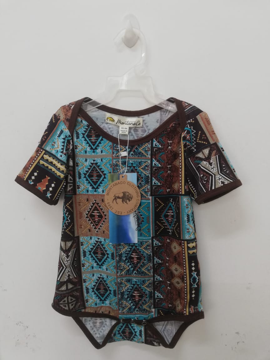 MontanaCo Infant Western Print Onesie