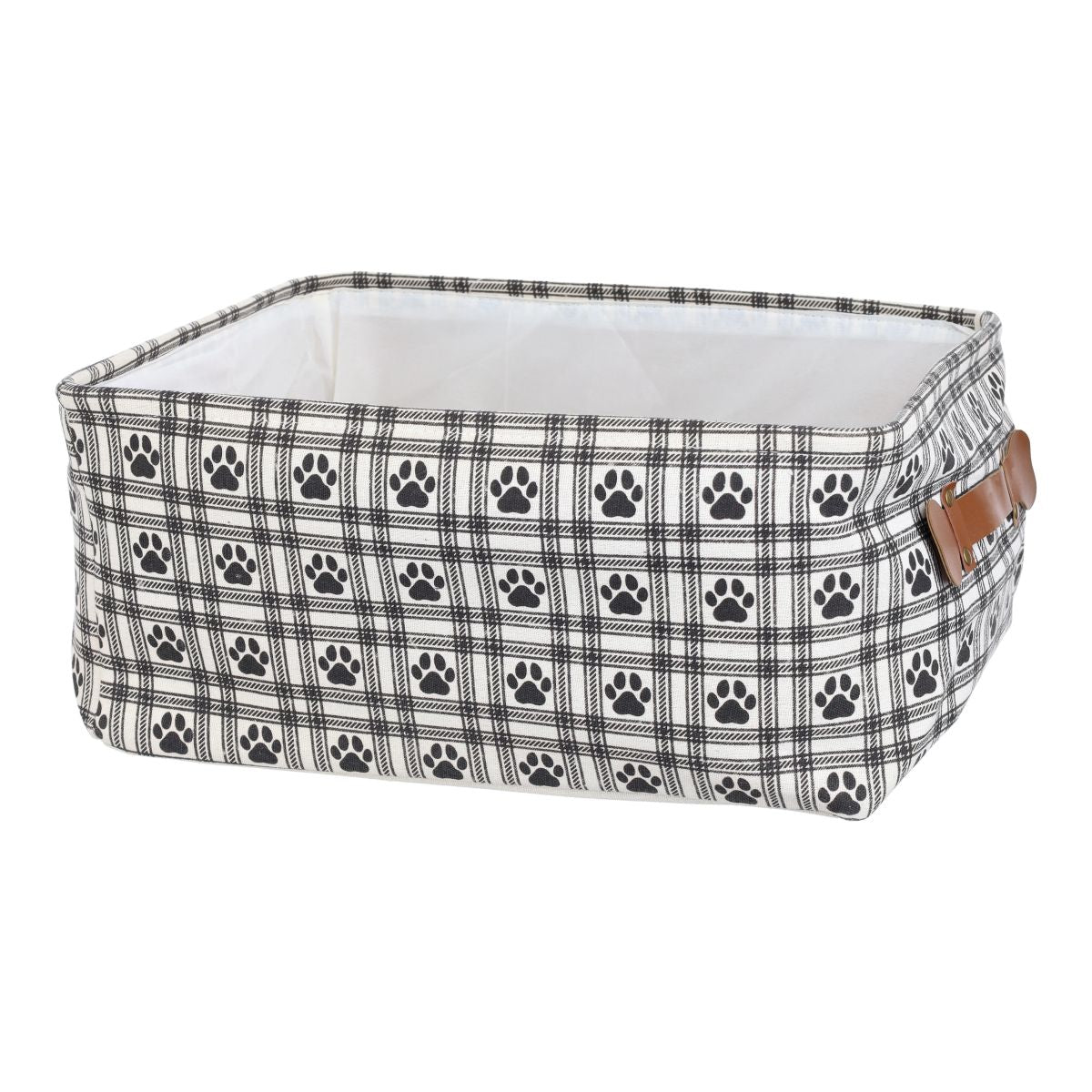 Plaid Pup Pet Storage Bin