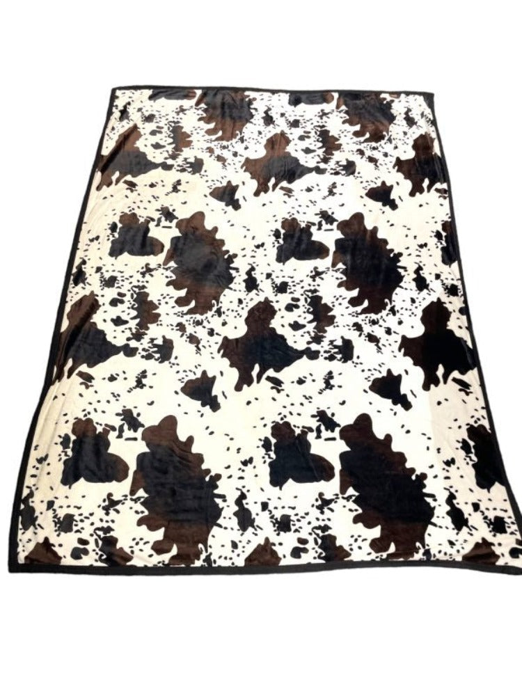 Cow Print Soft Blanket