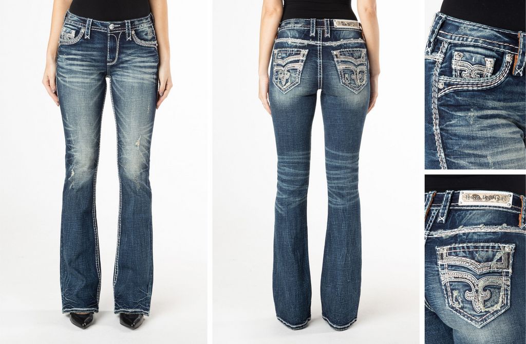 Women's Rock Revival 'Janna' Boot Cut Jeans