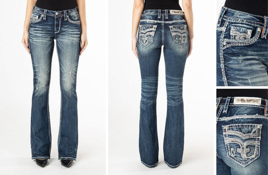 Women's Rock Revival  'Janna' Boot Cut Jeans