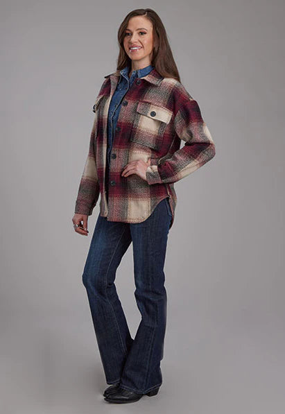 Roper Women's Plaid Flannel Shacket