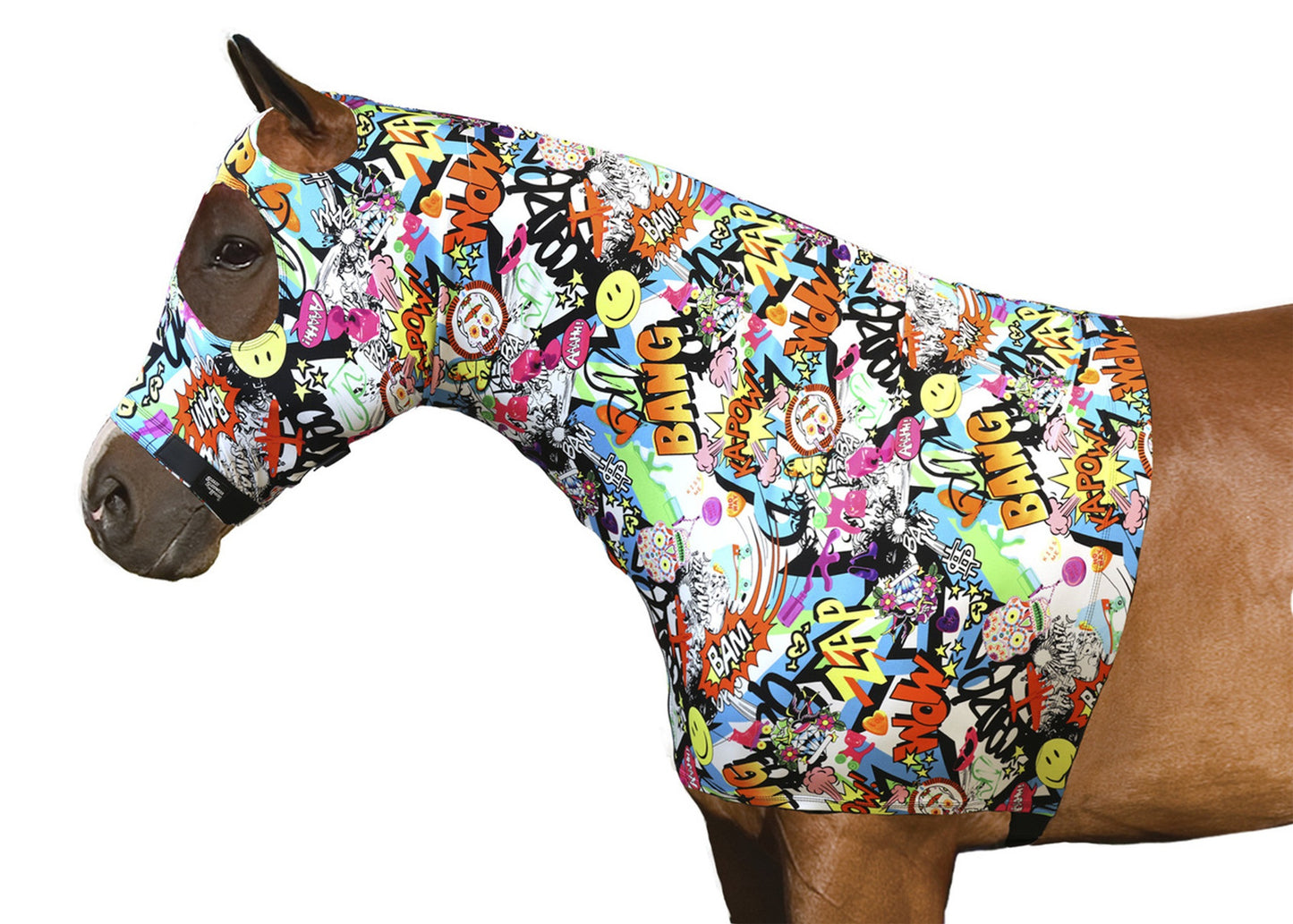 Sleazy Sleepwear Large Mini Horse Print Hood, Print choice