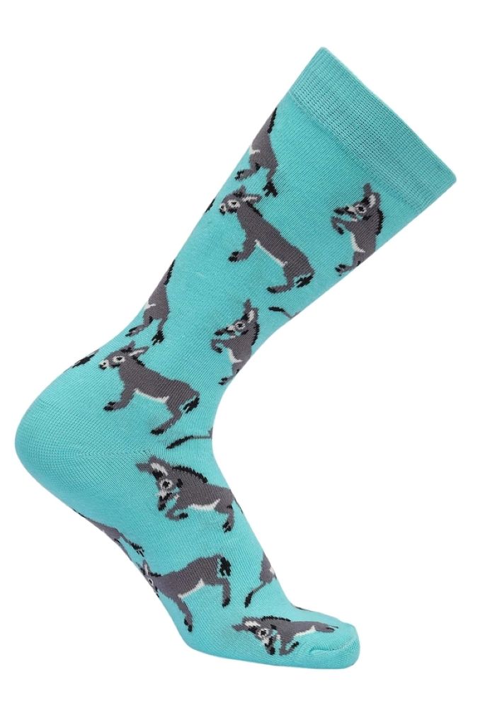 Playful Donkeys Socks Color Choice