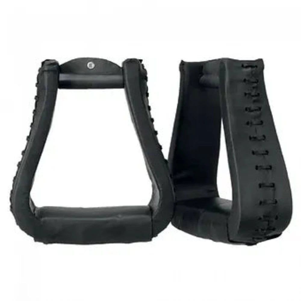 Royal King Oversized Leather Western Stirrups