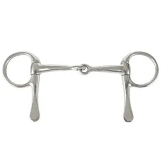 Stainless steel Half Cheek Snaffle Bit, 3" thru 5" available