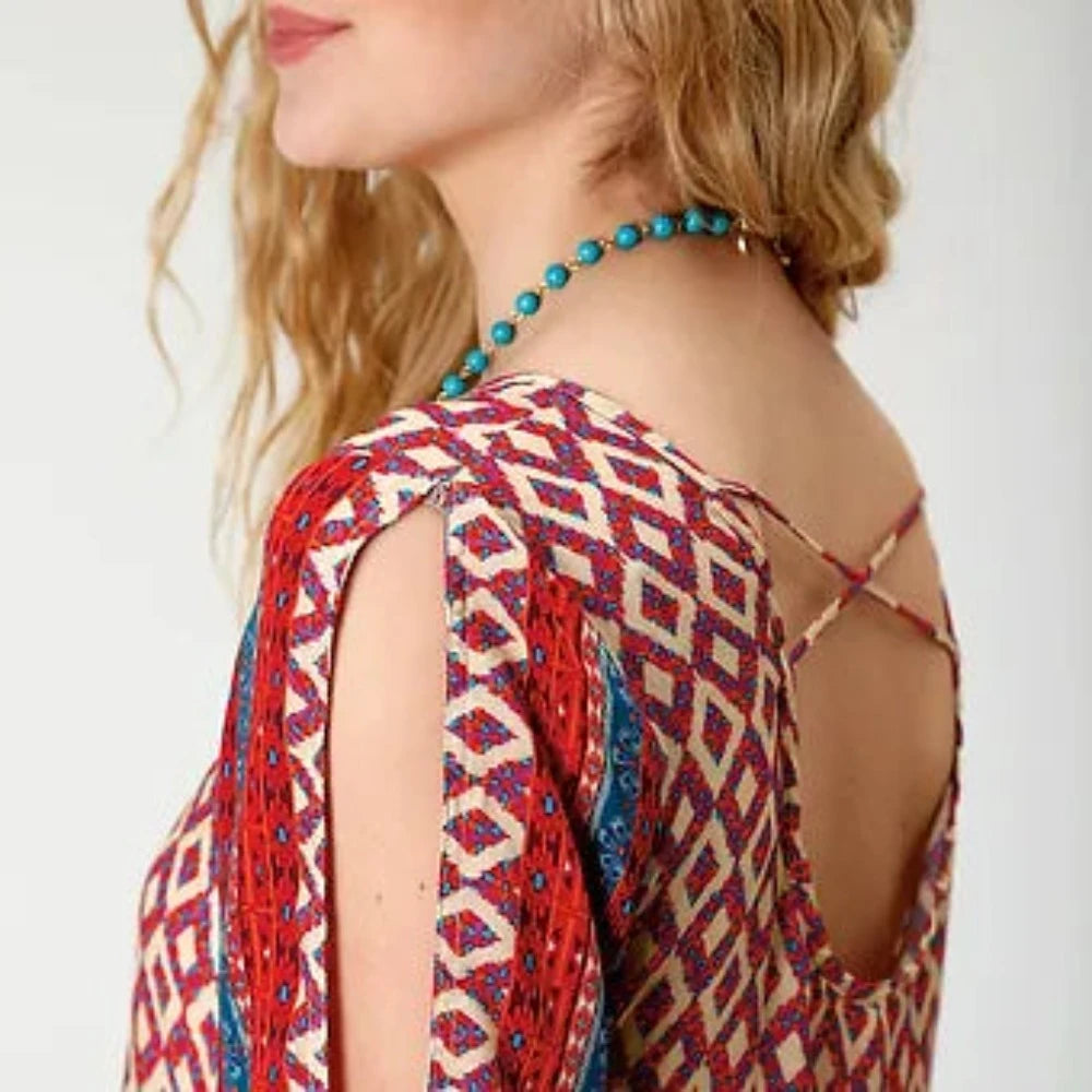 SALE!! Women's Roper Rayon Peasant Dress