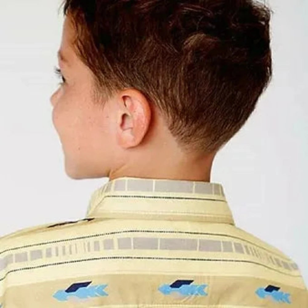 Roper Boy's Youth Light Tan Arrow Western Shirt