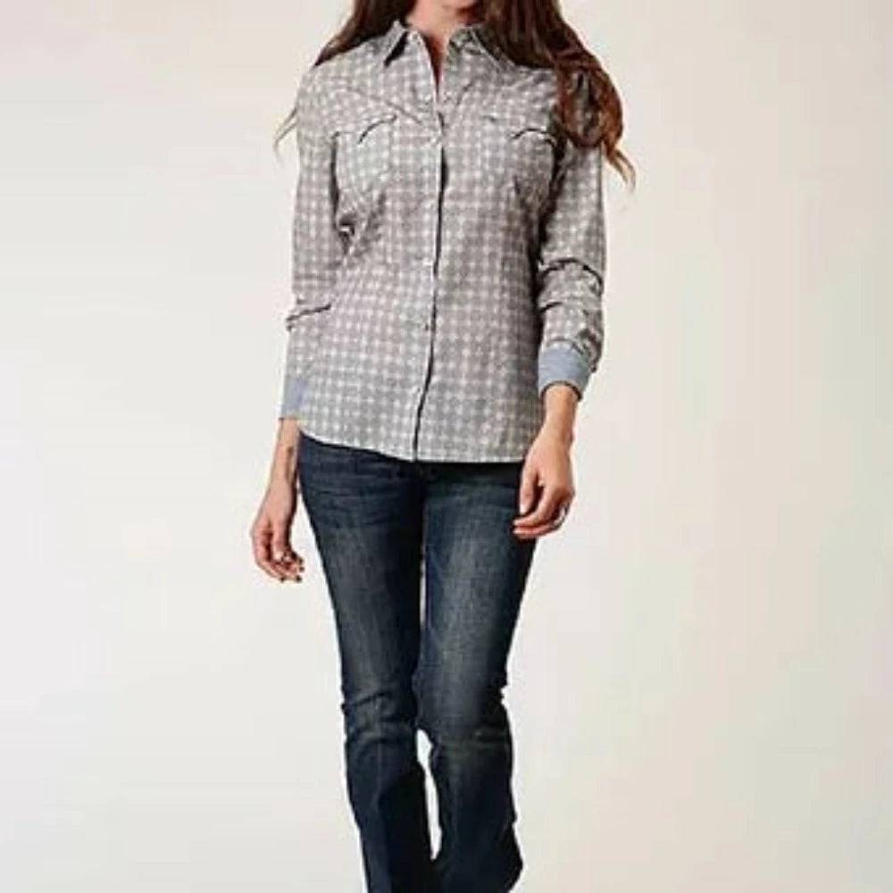 Roper Women's Tribal Diamond Print Western Shirt