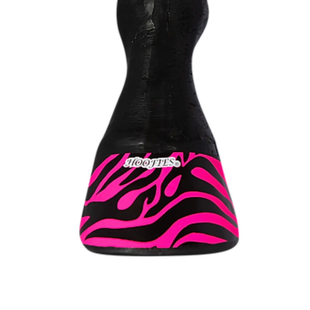 Set of 4 Pink Zebra Print Hoofies