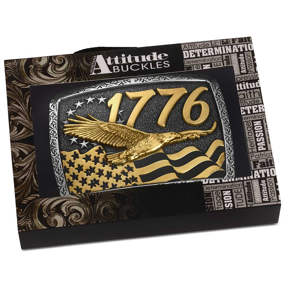 Montana Silversmiths Independent Since 1776 Attitude Buckle