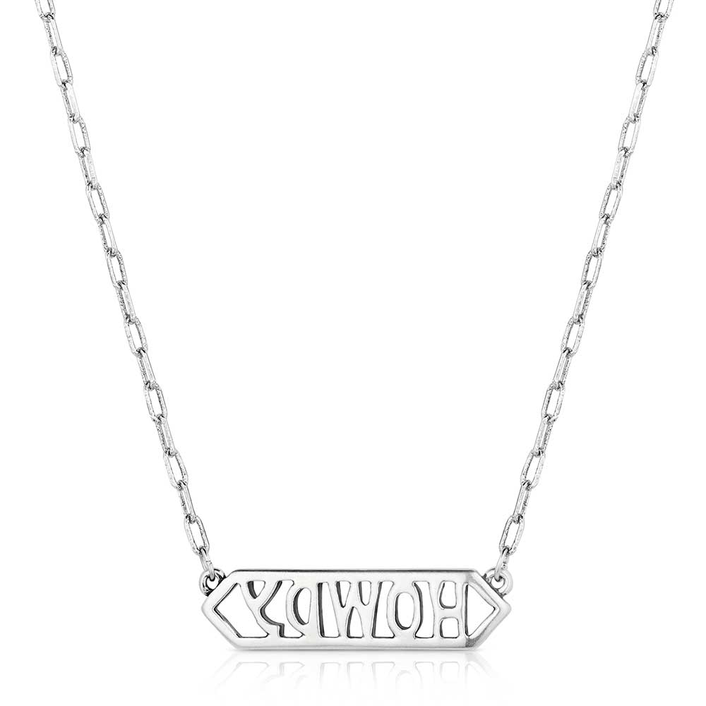 Montana Silversmiths Howdy Bar Necklace