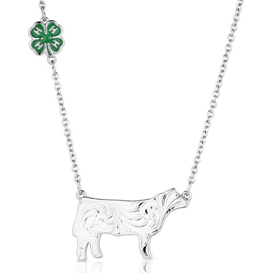 Montana Silversmiths 4-H Steer Showman Necklace