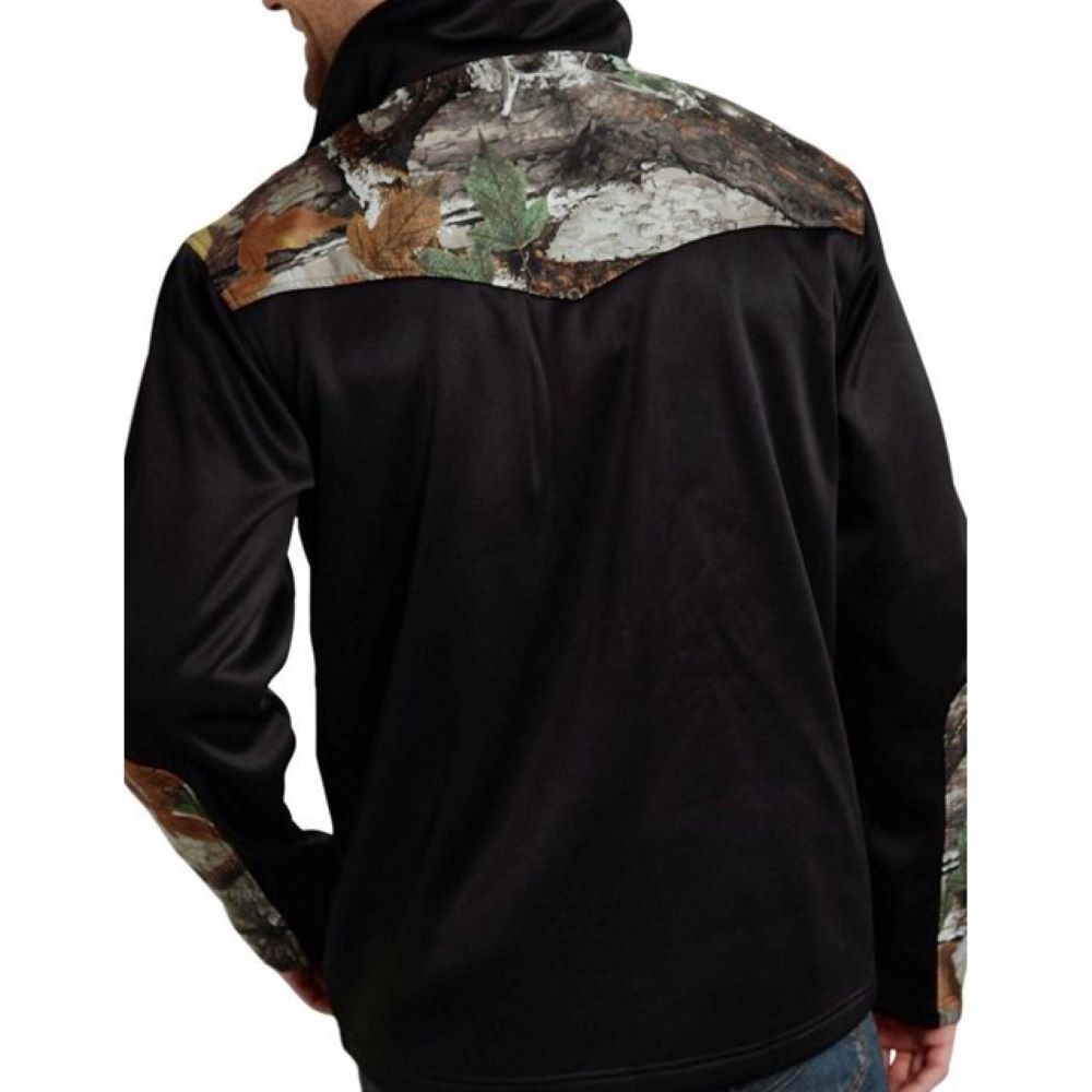 Men's Roper Black & Camo Western Jacket