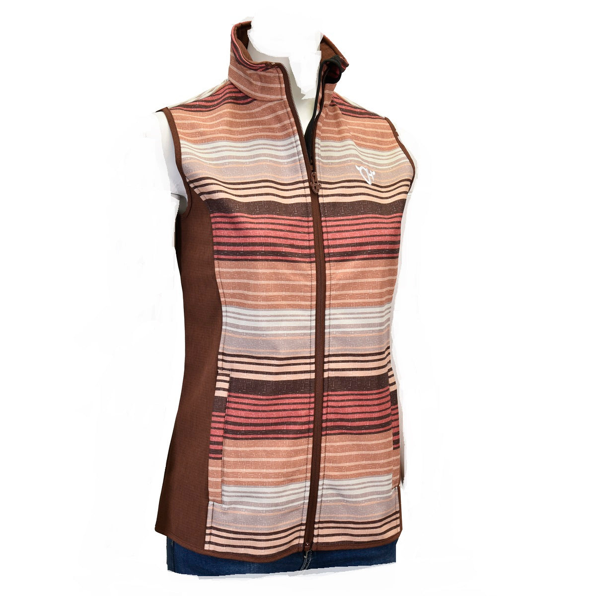 Women's Cowgirl Hardware Soft Shell Serape Vest