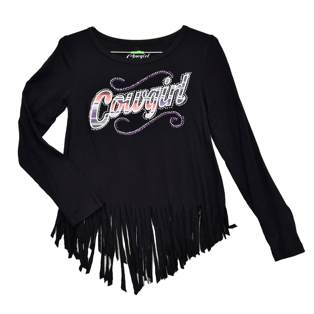 Girl's Cowgirl Hardware Long Sleeve 'Cowgirl' Shirt