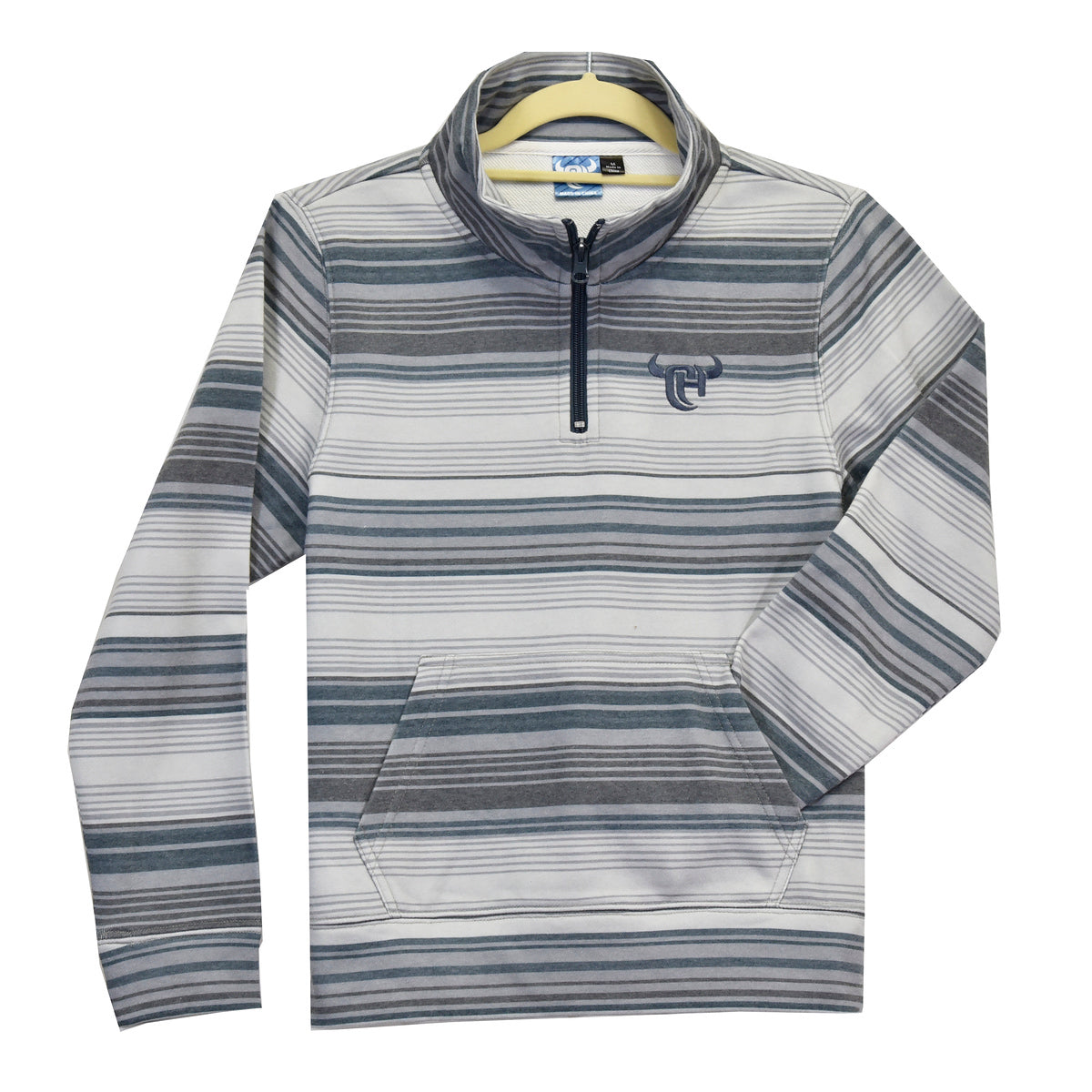 Youth boy s Cowboy Hardware Grey Serape Pullover