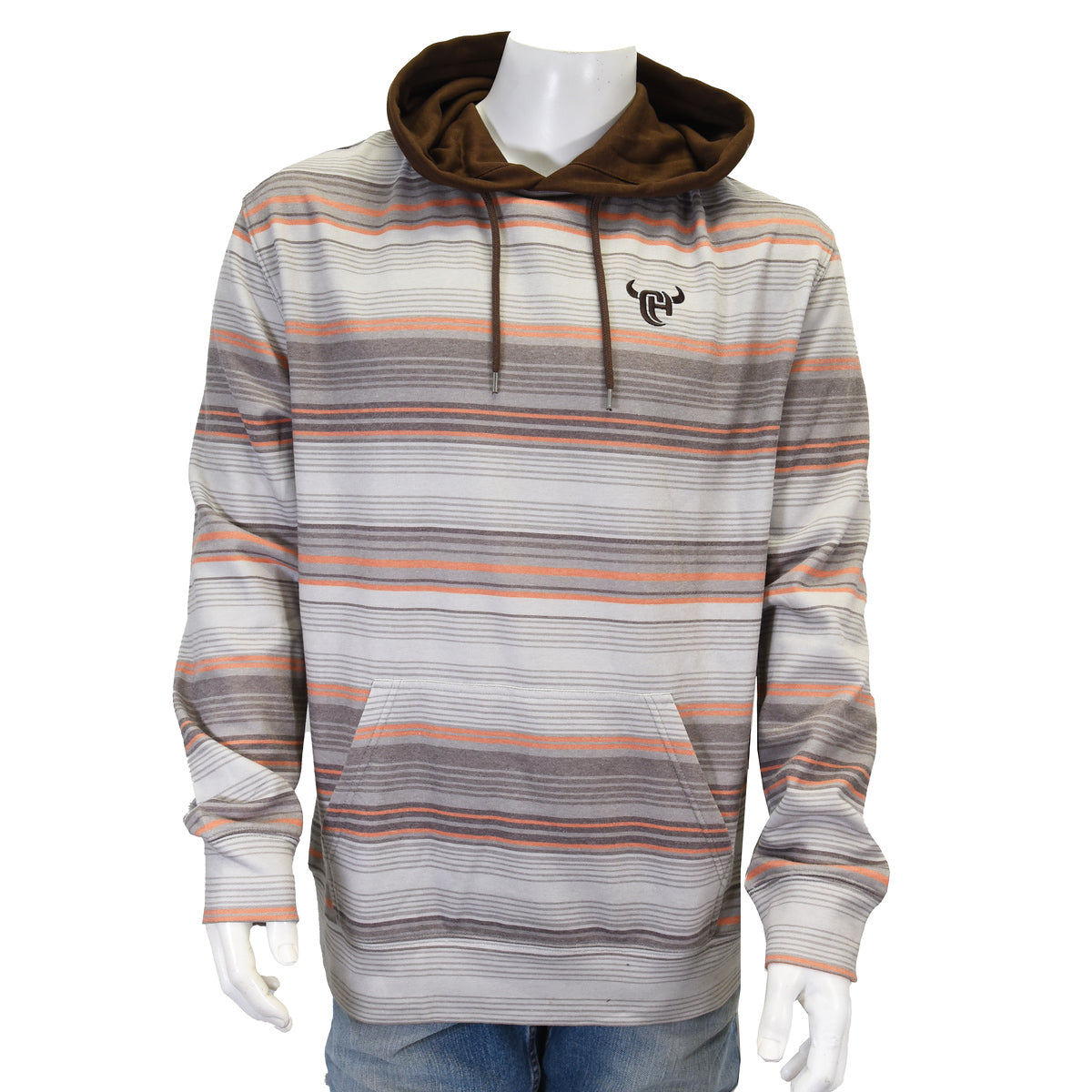 Men's Cowboy Hardware Desert Serape Brown/Orange Hoodie