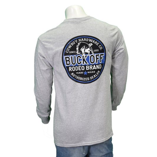 Men's Cowboy Hardware 'Buck Off' Long Sleeve Shirt