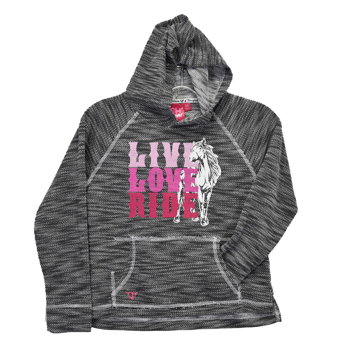 Cowgirl Hardware LIVE LOVE RIDE Hoodie