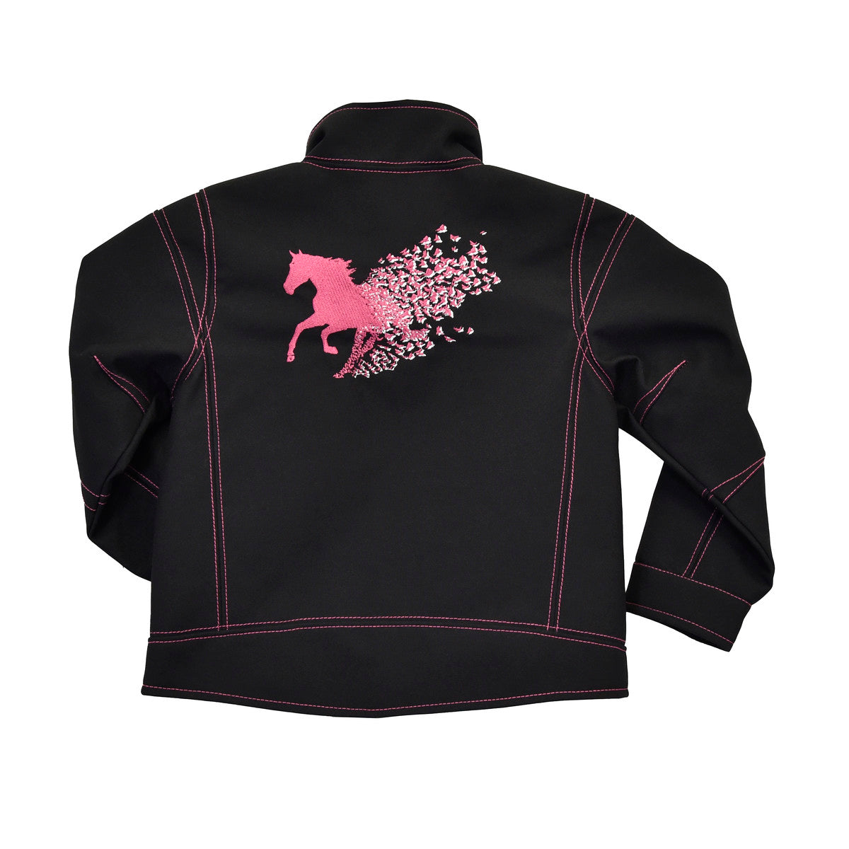 Cowgirl Hardware Girl's Black Soft Shell Jacket