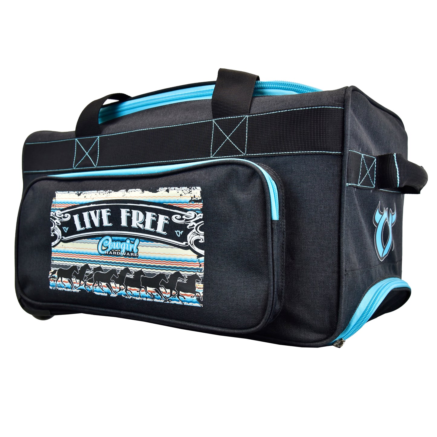 Cowgirl Hardware 'Live Free' Duffle Bag