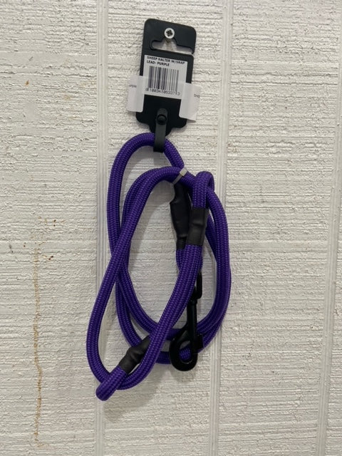 Sheep Rope Halter with Snap Lead