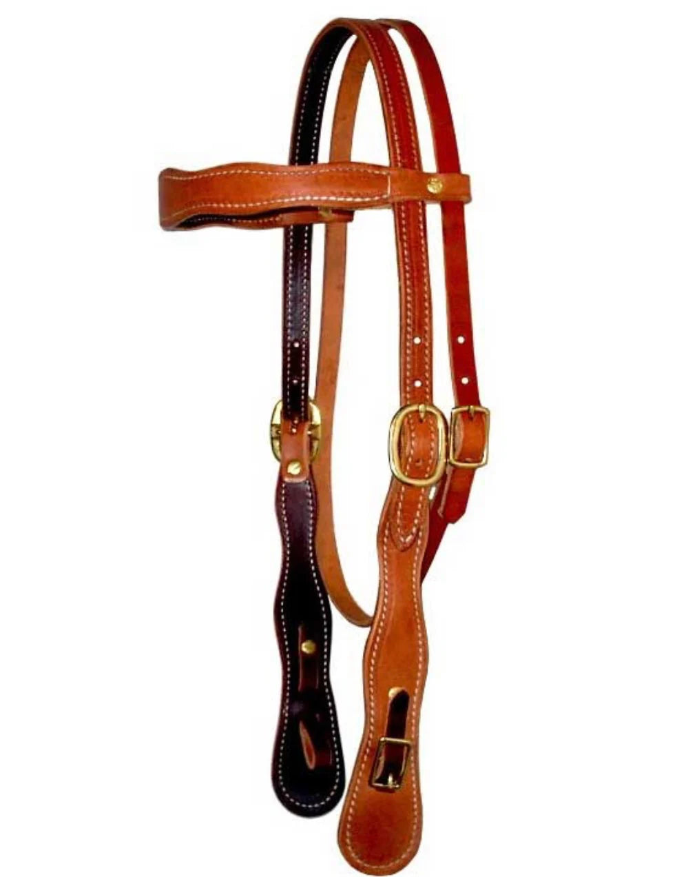 Berlin Leather Herman Oak Harness Leather Old Timer Headstall
