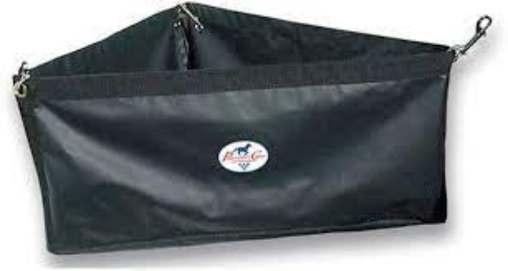 Professional's Choice Black Trailer Corner Feeder Heavy Duty Mesh Bottom Nylon